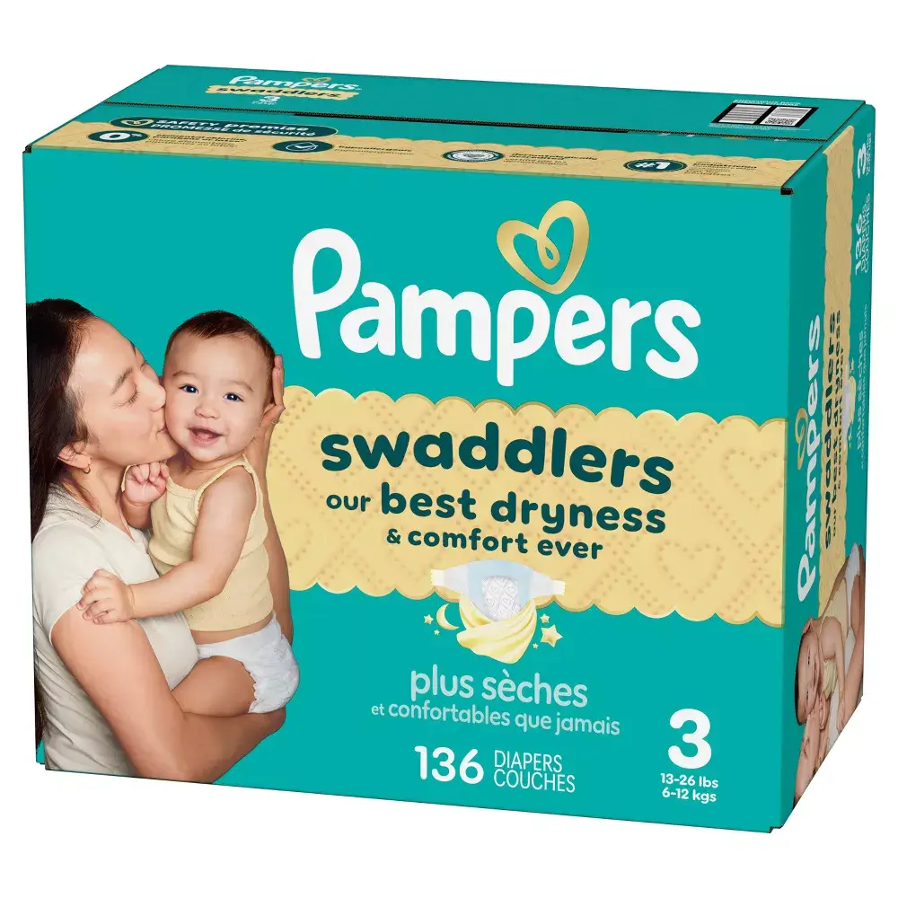 Pampers Swaddlers Diapers – Size 3 – 136ct Comfort