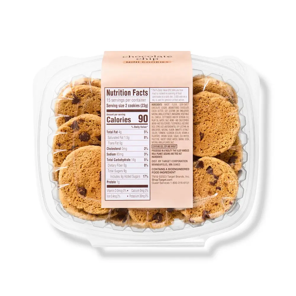 Favorite Day Mini Chocolate Chip Cookies Sweet Snack