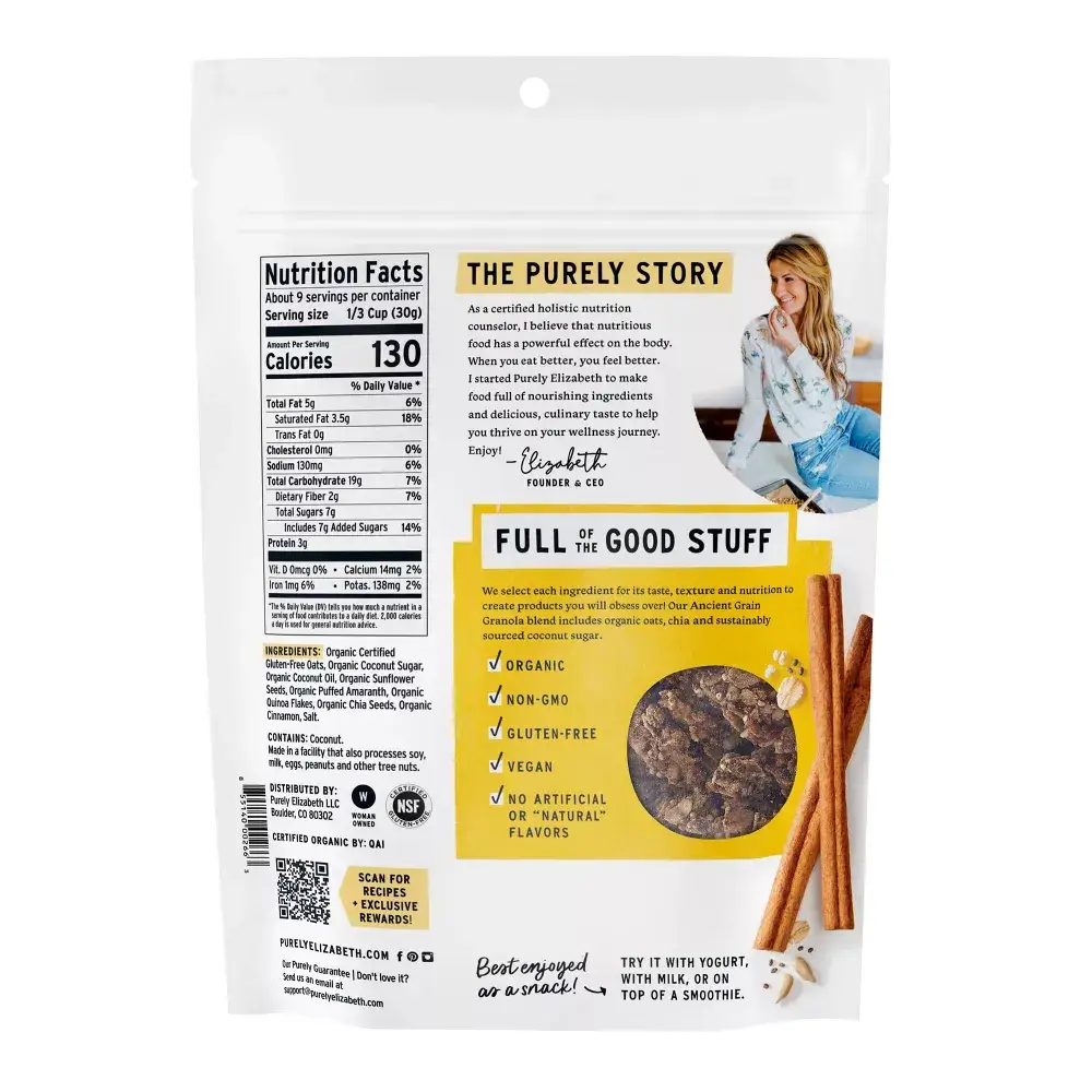 Purely Elizabeth Original Grain Granola Premium Blend