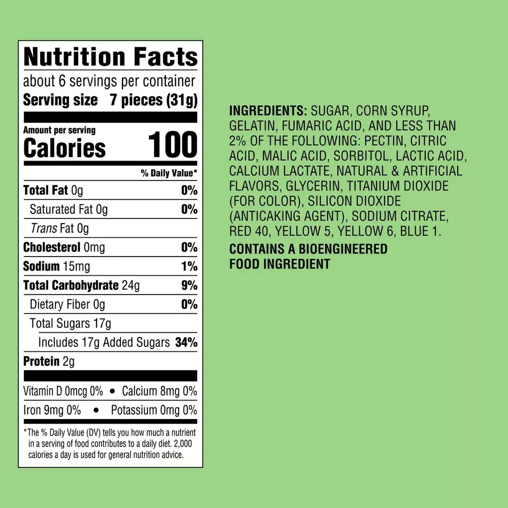 Favorite Day Sour Gummi Worms Candy Sweet Treat - 7oz