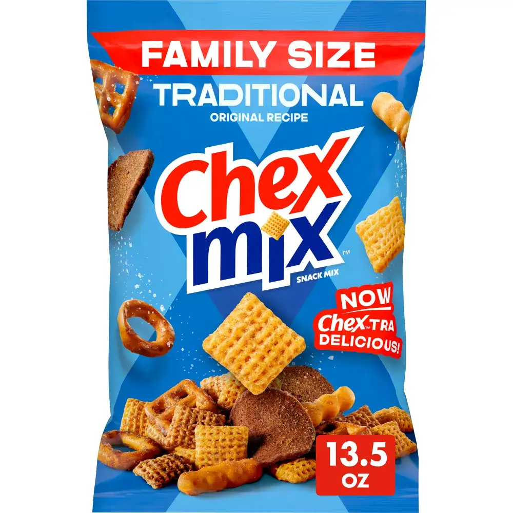 Chex Mix Traditional Large Crunchy Savory Snack Mix - 13.5oz