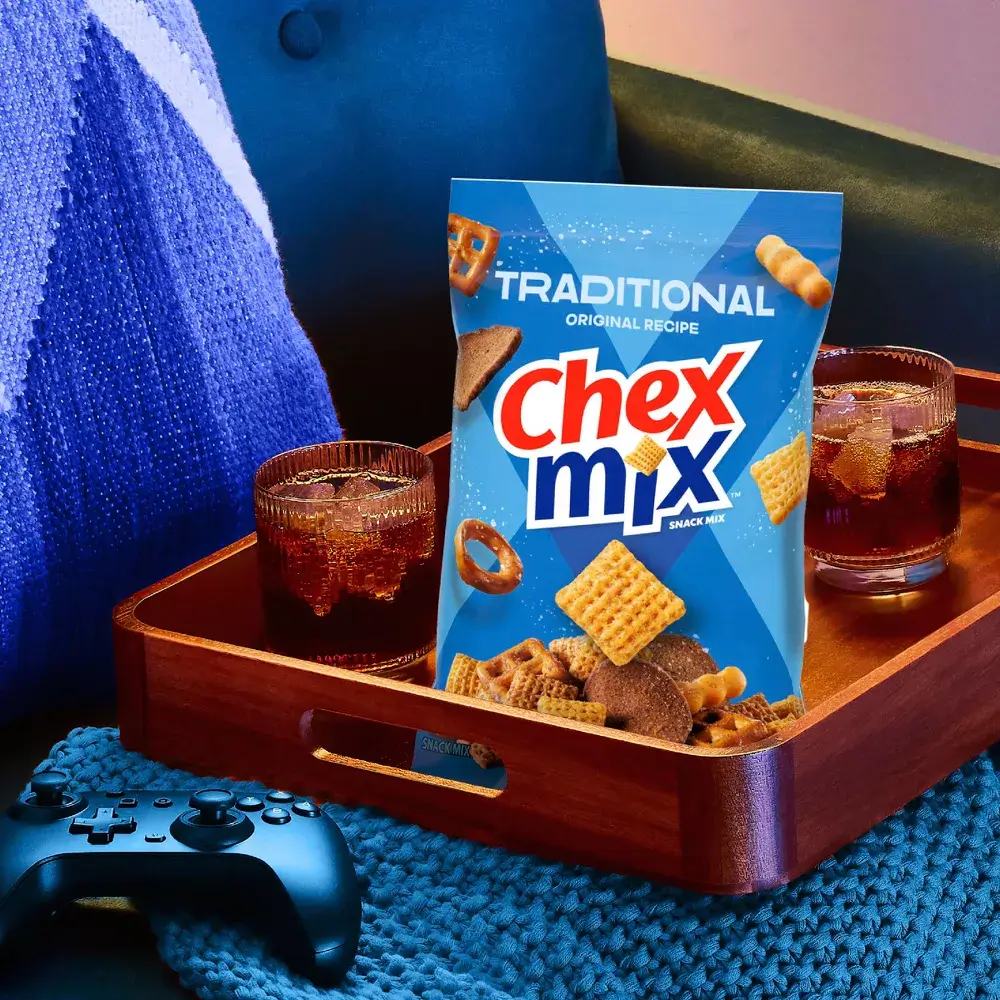 Chex Mix Traditional Large Crunchy Savory Snack Mix - 13.5oz