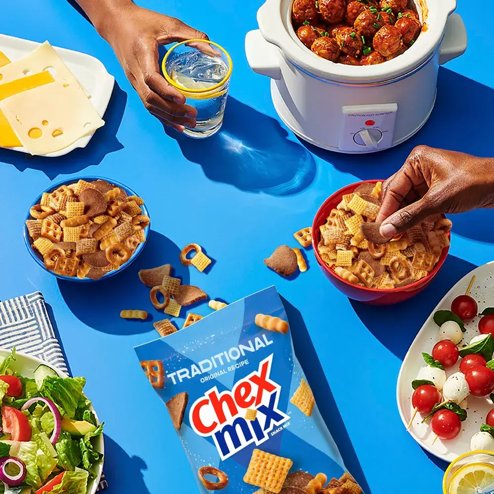 Chex Mix Traditional Large Crunchy Savory Snack Mix - 13.5oz